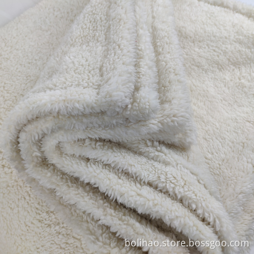 100% polyester shu velveteen blanket